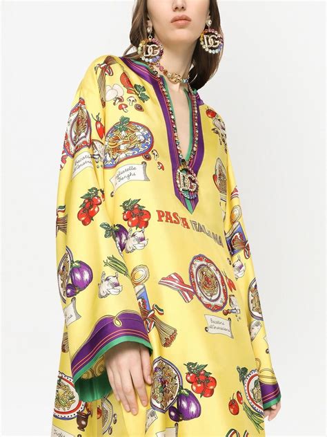 caftano dolce e gabbana